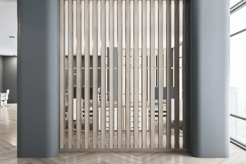 pose de cloison en bois